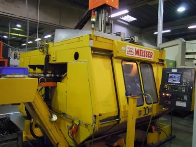USED WEISSER FR 23Q-2 DOUBLE SPINDLE CNC Ø 355 X 430 MM