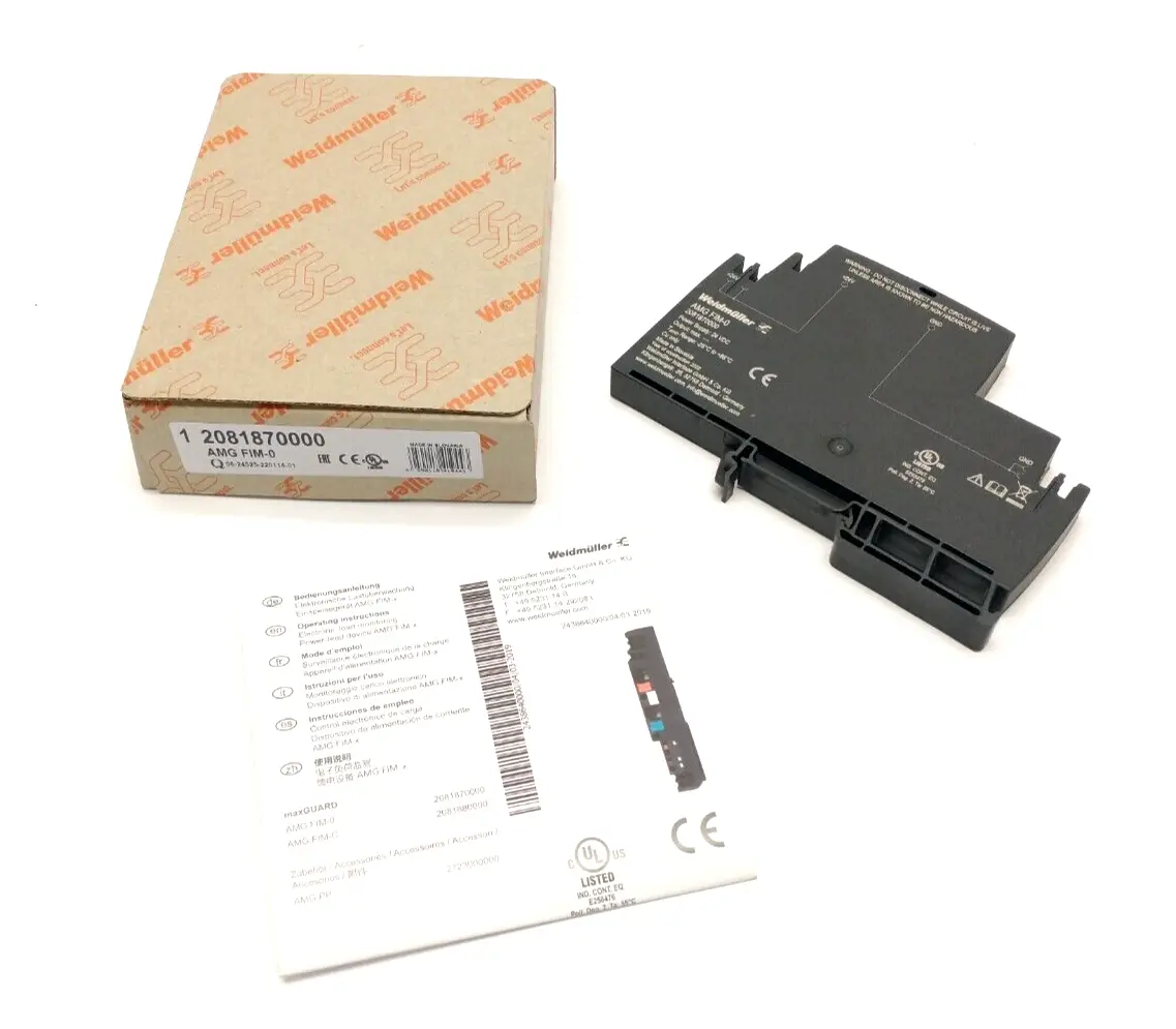 New | in-Stock Weidmuller 2081870000, AMG FIM-0 DIN Rail Power Supplies Michigan US | Maverick Industrial Sales #1462992
