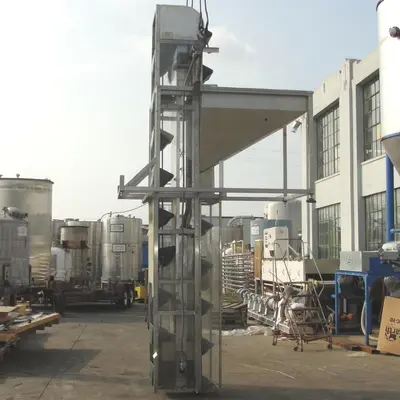 SPC6529  Conveyor New England Machinery bucket elevator Stainless Steel, 18 x 10