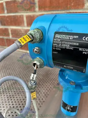 USED ENDRESS + HAUSER PROMASS 60AS04 MASS FLOW METER  20-55 VAC