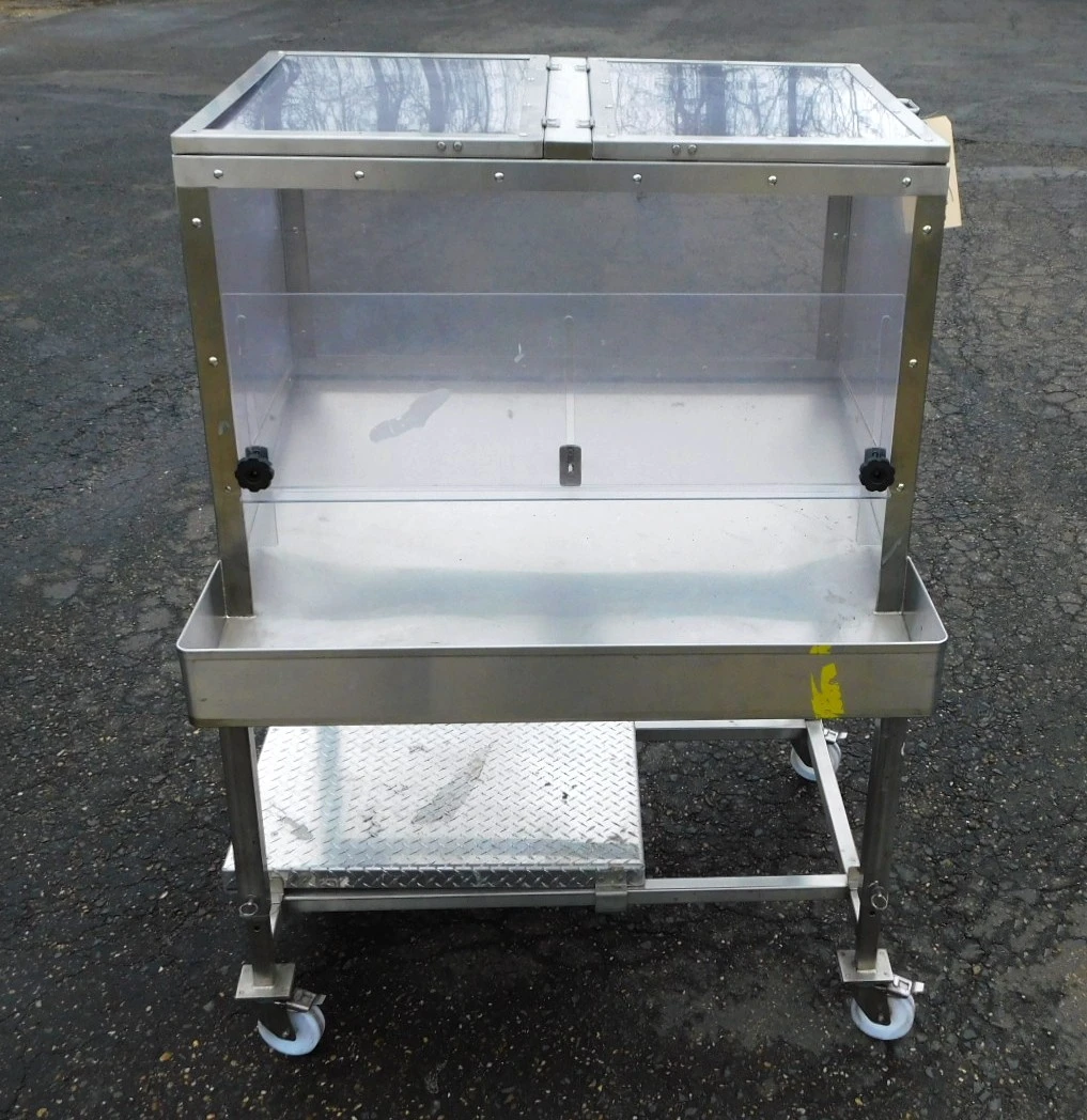 USED UNSCRAMBLING HOPPER 48" BOTTLE HOPPER