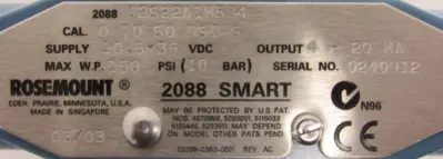 NEW ROSEMOUNT 2088G2S22A1M5B4 PRESSURE TRANSMITTER
