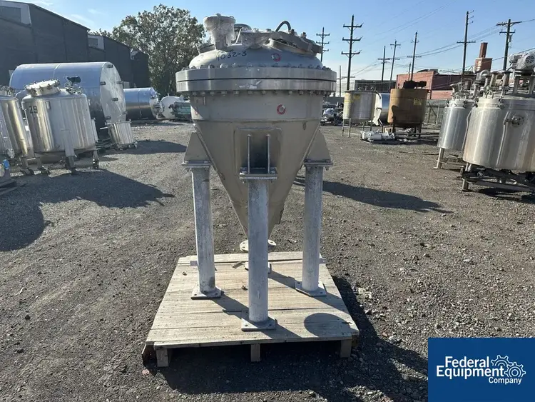 Used Zeppelin Systems 90 gal Zeppelin Receiver Tank, 304 S/S, 3 Bar Stainless Steel Tanks Ohio US | Federal Equipment Company #126673