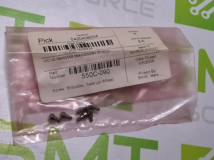 UNIVERSAL INSTRUMENTS 550C-090 SHOULDER TAKE UP WHEEL SCREW - LOT OF 6 - NEW
