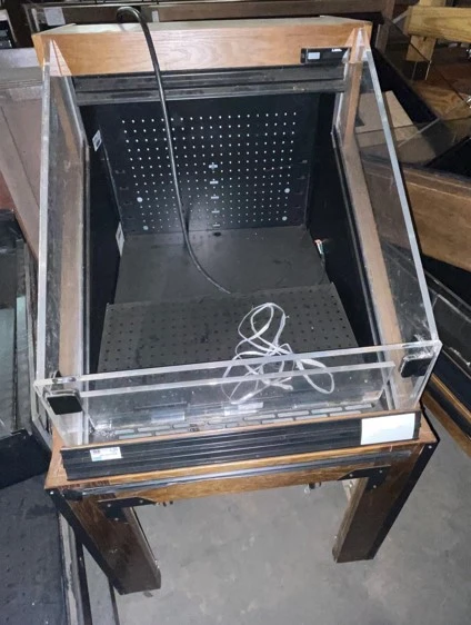1-0529 JSI RBS032H 24” Self Contained Refrigerated Produce Display Cooler Case