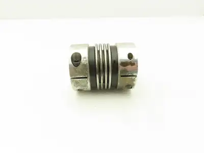 R+W 09372-9864-0 Bellows Flex Coupling Split Clamp Hub 16x16mm Bore 70mm Length