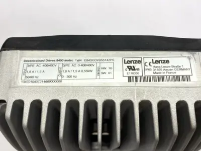USED LENZE DECENTRALIZED DRIVE W/ E84DGVN1E 8400 MOTEC