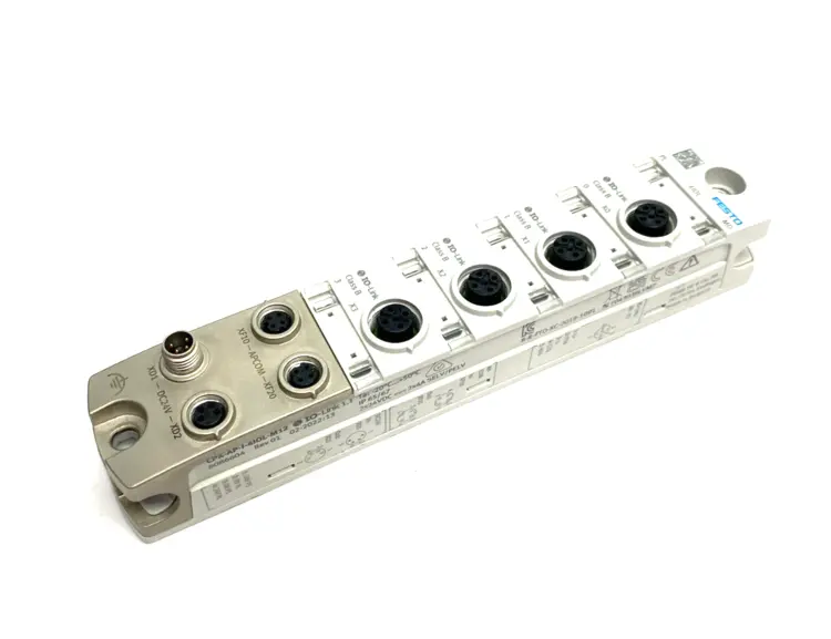 Used FESTO IO-LINK MASTER JUNCTION BLOCK HUB 8086604 Misc Industrial Equipment | Maverick Industrial Sales #1100390
