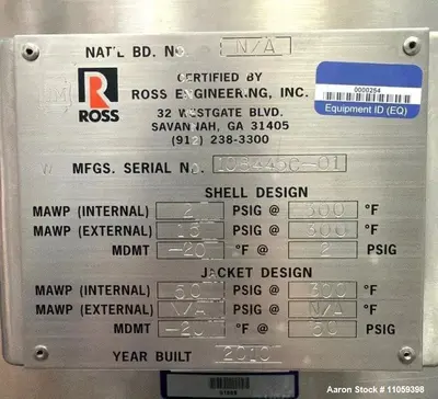 USED ROSS INDUSTRIES CDA-300