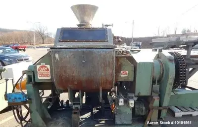 Used J.H. Day Stainless Steel Jacketed Mixtruder | 75 Gallon Working Capacity | 30+25 HP Hydraulics