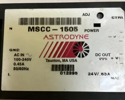 USED ASTRODYNE MSCC-1505