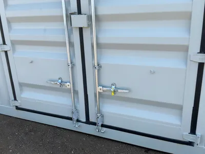 2026 40’L x 8’W x 9’ 6”T High Cube Shipping/Ground Container, swing doors on one end and four sets o...