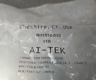 AI-TEK RH1512-010 Proximity Switch loc5C23