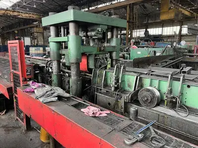Used SAMUEL PLATT BRIGHT BAR DRAWING, STRAIGHTENING & SAWING LINE (14722) Draw Benches Connecticut US | Machinery International LLC #1557867
