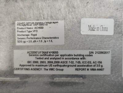 USED ABB ACS550-U1-0649