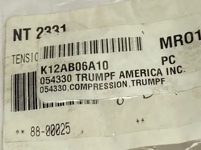 054330 | Trumpf  Compression Fitting - New Other