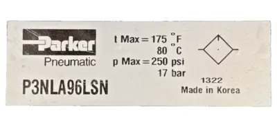NEW Parker P3NLA96LSN