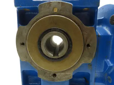 Rossi MRIV-50-UO2A Worm Gearbox 50.7:1 Reducer .56kw 28rpm Hollow Shaft IEC 71