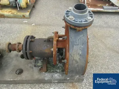 USED Wanner Engineering 4" X 3" Stan-Cor Centrifugal Pump, Type A40, KYNAR