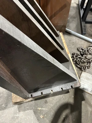 13 3/4" X 31 1/2"T ANGLE PLATES - SET