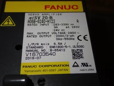 NEW FANUC A06B6240H123
