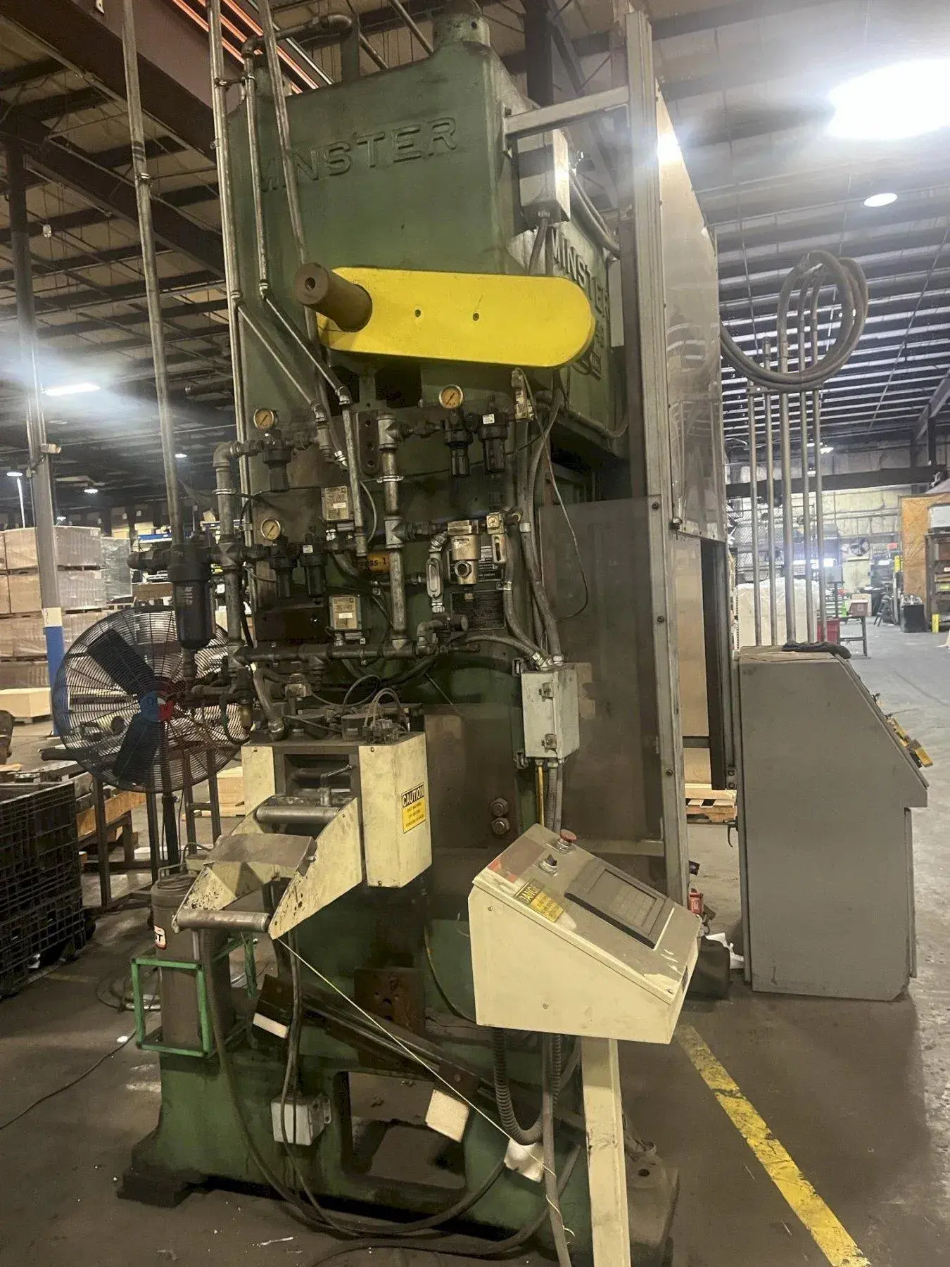 100 TON MINSTER P2-100-48 PIECE MAKER STRAIGHT SIDE HIGH SPEED PRESS: YOBRO #25114