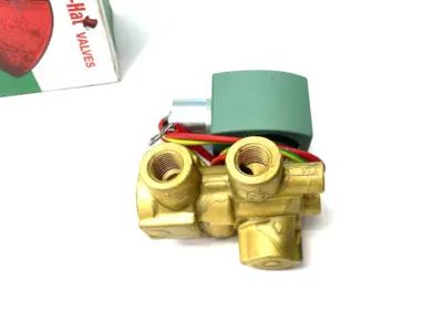 New | in-Stock ASCO RED HAT 3-WAY NORMALLY CLOSED SOLENOID VALVE 1/4" PIPE 20778 Solenoid Valves Michigan US | Maverick Industrial Sales #1090913