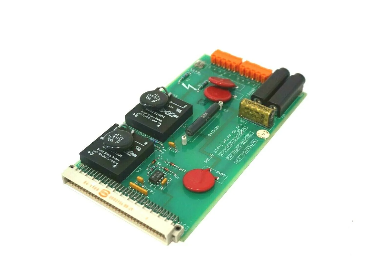 USED PRESSTECH 7605-0290-00 SOLID STATE RELAY BOARD ASSY# 7605-0300-01 760502900