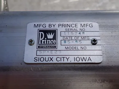 USED 1995 PRINCE MFG SPE29