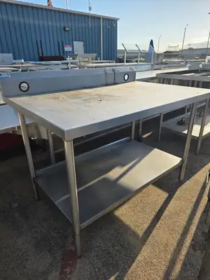 Used Falcon Restaurant Supply, Inc. Used 54"W X 36"D X 36H" Stainless Steel Table - SS367 Food Prep Tables Illinois US | Falcon Restaurant Supply #1373736