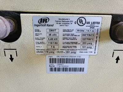 Used 2008 INGERSOLL-RAND D60IT Parts (Hydraulics and Pneumatics) British Columbia CA | Lenmark #834864