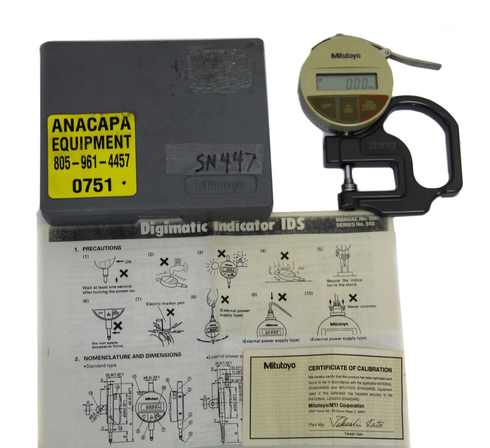 USED Mitutoyo IDS-1012EB 543-611B