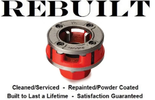 Ridgid 37120 11-R Pipe Threading Die Head, Complete, 1 Inch NPT, High-Speed RH [Refurbished]