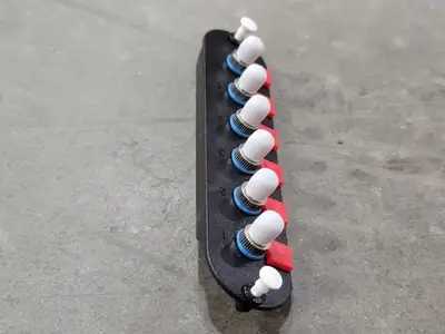 6-Fiber ST-type CCH Connector Panels