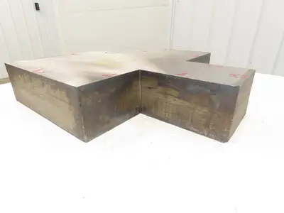 Mild Carbon Steel Flat Ground Stock 4.81" x 22-3/4" x 24-1/8"  490Lbs