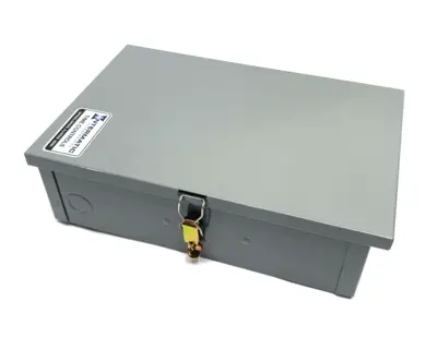 USED INTERMATIC 7-DAY MECHANICAL TIME SWITCH 4-SPST 120VAC