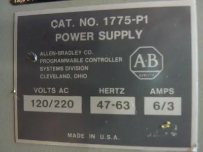 USED ALLEN BRADLEY 1775-P1