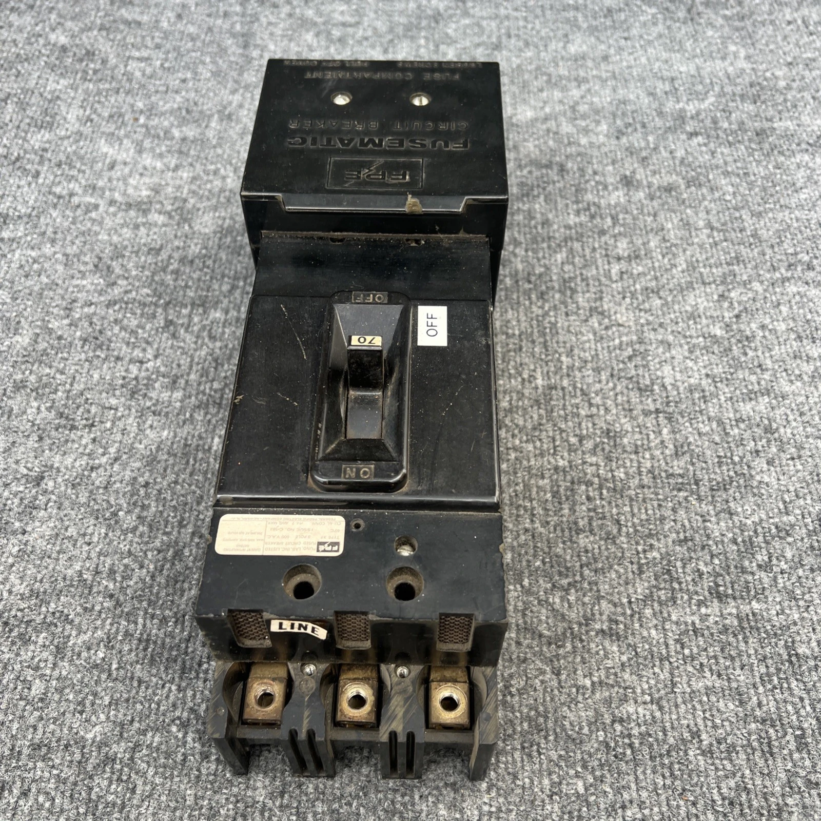 Used Federal Pacific XF632070 Circuit Breakers California US | Davliegogo LLC #1707101