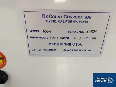 USED Rx Count Corporation Rx Count Corporation Tablet Counter,, Model Rx-4