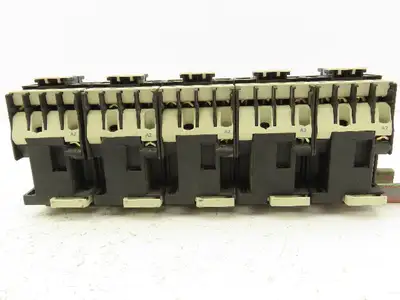 Telemecanique Contactor Rail Terminals 575V 7.5HP 25A 3 PH Lot of 5