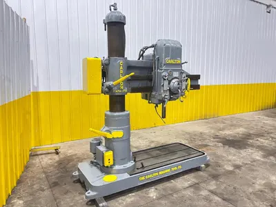 4' ARM x 9" CARLTON MODEL #1A POWER RADIAL ARM DRILL: YOBRO #24007