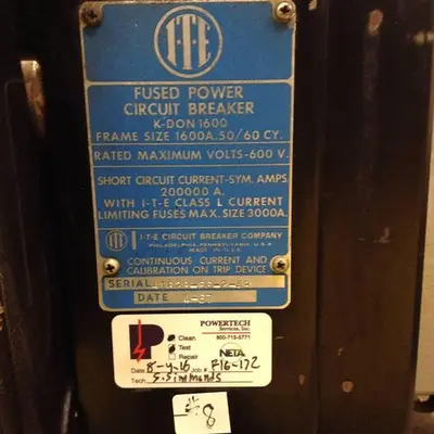 USED ITE IMPERIAL K-DON1600