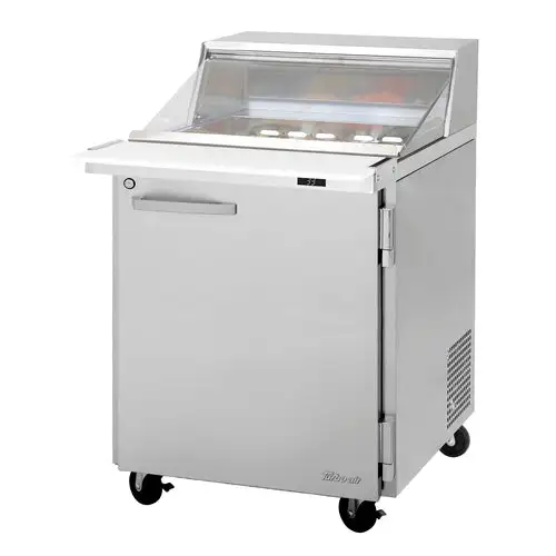 Turbo Air PST-28-12-N-CL 27 1/2" PRO Series Mega Top Sandwich/Salad Prep Table w/ Refrigerated Base, 115v