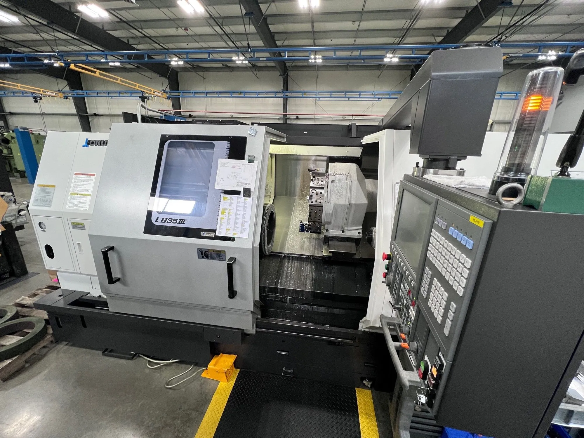 Used 2021 OKUMA LB35III CNC Lathes Illinois US | Asset Exchange Corporation #133430