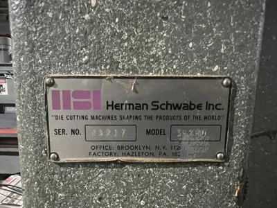 USED HERMAN SCHWABE HERMAN SCHWABE SR-230 PRESS