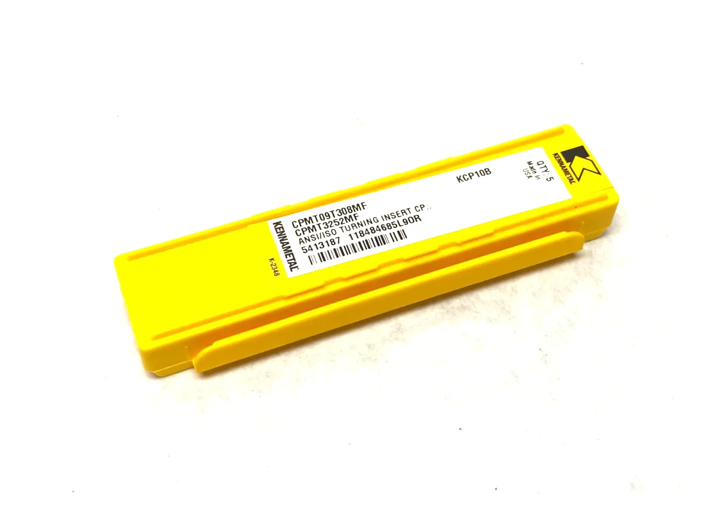 NEW KENNAMETAL SCREW-ON CPMT INSERTS GRADE KCP10B CPMT09T308MF