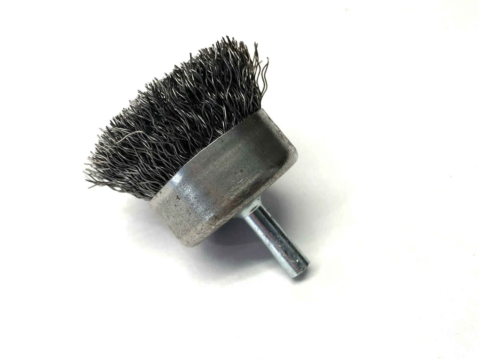 N/A | Crimped Wire End Brush 2" Diameter SHELFWARE - New – Open box