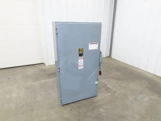 Square D HU265 Safety Disconnect Switch 400A 600V 2 Pole Non Fused Single Phase