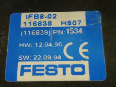 USED FESTO IFB8-02