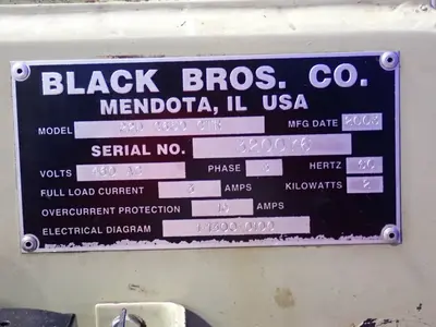 Used 2003 BLACK BROS. 22D C650 CTR Miscellaneous Packaging Equipment Ohio US | HGR 24 #912512